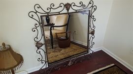 $150 - NOW $75  4ft x 4ft Ornate Mirror
