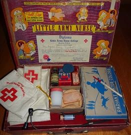 WWII "Little Army Nurse" Set In Original Box