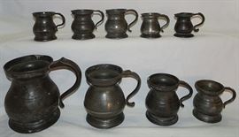 Early Pewter Measures
