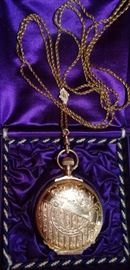 14k Gold Elgin Hunter Case Pocket Watch
