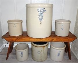 15 Gallon Whitehall & Ruckles Crocks