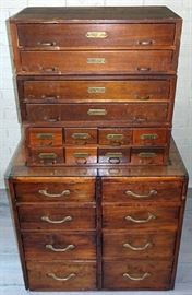 Multi Drawer Sectional Stacking File Cases