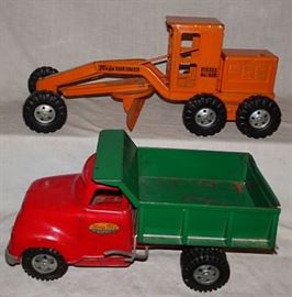 Tonka Pressed Steel Truck & Grader