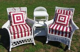 Wicker Chair & Rocker