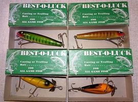 Best O Luck Vintage Lures In Boxes