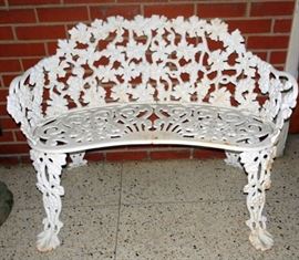 Cast Iron Garden Settee