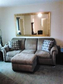 Emaculant Couch & Foot stool