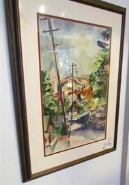 Water color, 11 x 17, signed "Sunny Going"