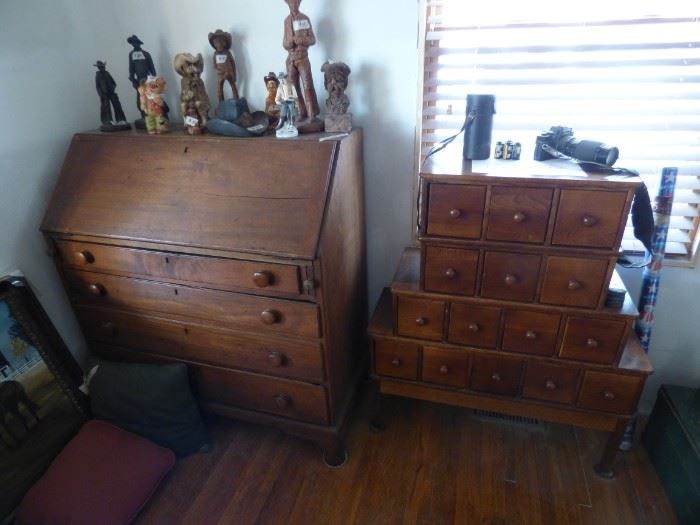 Antique furniture.