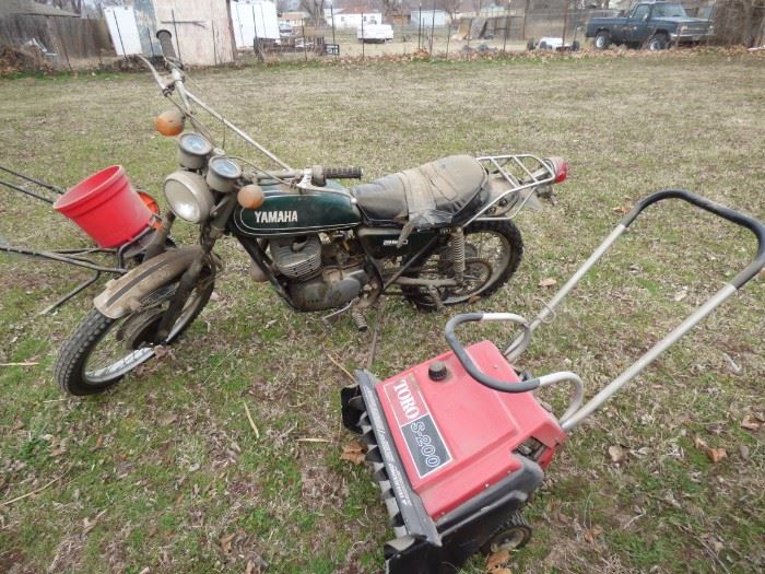 Yamaha motorcycle.