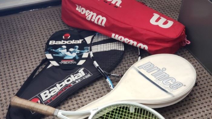Fine tennis rackets