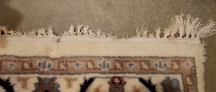 Area Rug Fringe Issue