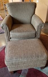 Arm Chair and Ottoman