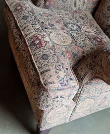Arm Chair Tapestry Pattern Detail