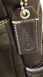 Coach Black Leather Messenger Bag A Coach Tage