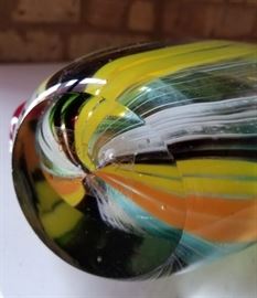 David Tiffany Art Glass Vase Base
