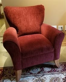 Flexsteel Burgundy Arm Chair