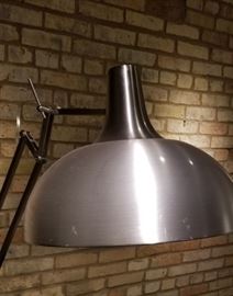 Floor Lamp Brushed Aluminum Shade
