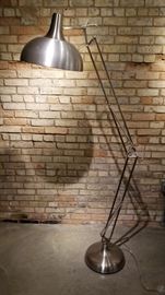 Floor Lamp Brushed Aluminum