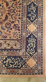 Iranian Area Rug Edge Detal