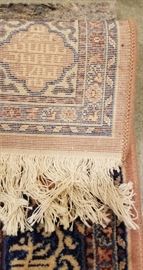 Iranian Area Rug Flip Side