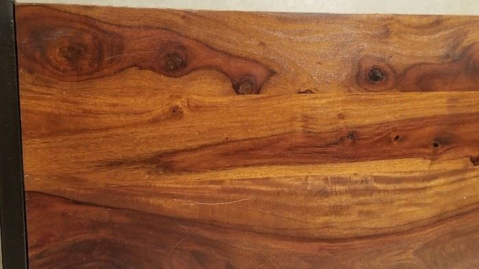 Iron and Wood Bench Top