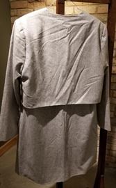 J Peterman Gray Tunic Back