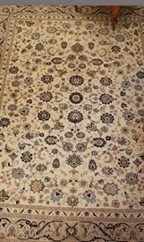 Ivory Wool Area Rug