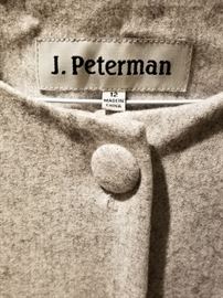 J Peterman Gray Tunic label
