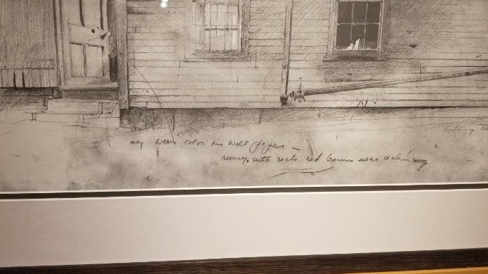 Olsons Farmstead Brandywine River Musuem Print Detail