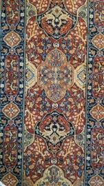 Persian Wool Runner Center Detail