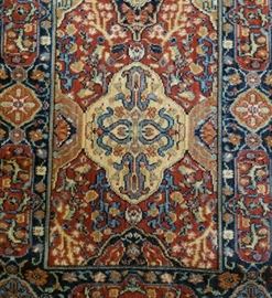 Persian Wool Runner Design Detail