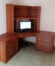Stickley Workstation Desk Corner Unit