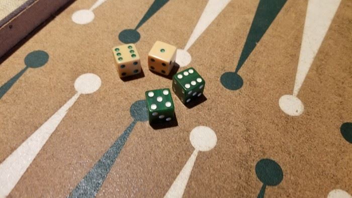 Vintage Bakelite Backgammon