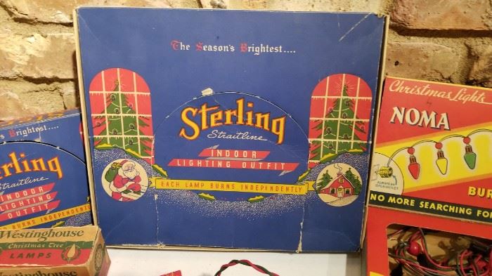 Vintage Christmas Lights Sterling