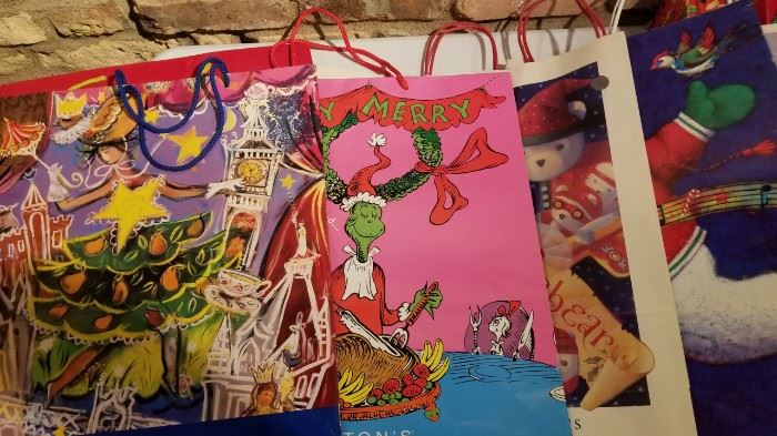 Vintage Daytons and Other Christmas Bags and Boxes a