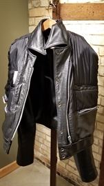 Vintage Leather St Paul Police Ladies Jacket
