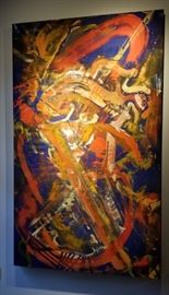 Art Acrylic on Canvas by Liza