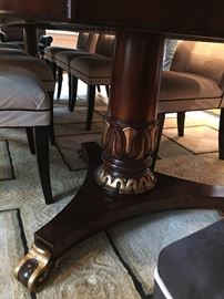 Better look at the dining table legs