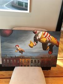 Lots of original art selected over many years of collecting by both new budding artists and others