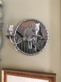 Mirrored candelabras