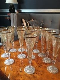 Enamelled design goblets
