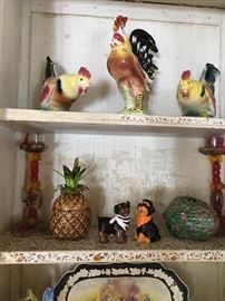 Collections lovingly accumulated over the years.