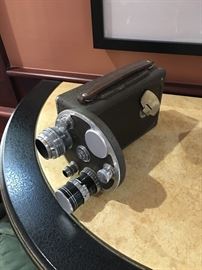 Old movie camera