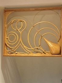 Carved wood sculpture