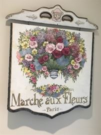 Antique sign repainted