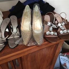 Fantastic designer shoes, boots, clothes, coats, purses