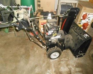 24" snow blower