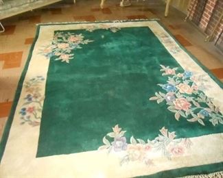 9X12' rug in basement
