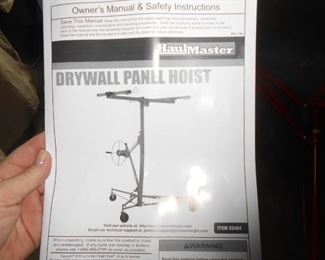 Drywall Panel Hoist